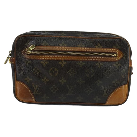 LOUIS VUITTON Monogram Marly Dragonne GM Clutch Bag M51825 LV Auth 96753 - Picture 13 of 16